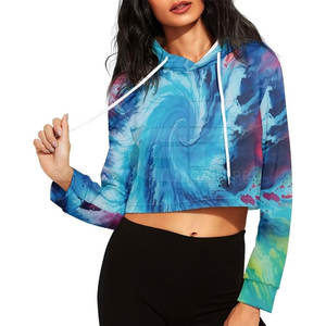 เสื้อฮู้ดตัวสั้นสุดอินเทรนด์ของผู้หญิงพร้อมผ้านุ่มใส่ได้พอดีและมีสไตล์ของผู้หญิงเสื้อฮู้ดลำลองดีไซน์ลำลองสำหรับสวมใส่ในชีวิตประจำวัน - Product Image 3