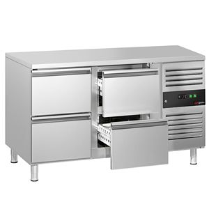 Réfrigérateur de comptoir commercial ECO - 1360x700mm - avec 4 tiroirs - capacité 282 litres - Product Image 3