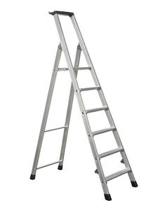 Escalera Industrial de Plataforma de Aluminio 6063 con Barandillas - Product Image 4