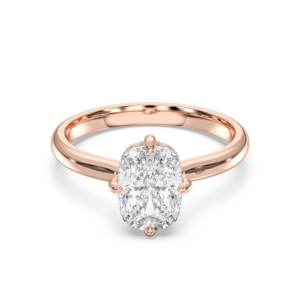 Coussin et coupe ronde 2.13 carats E-F/VVS-VS Moissanite diamant Prong Set solitaire bague de fiançailles en or massif pour les femmes - Product Image 6