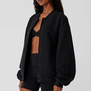 Meilleure variété de veste universitaire courte pour femmes élégantes à manches longues et à vêtements décontractés coupe-vent et respirant - Product Image 3