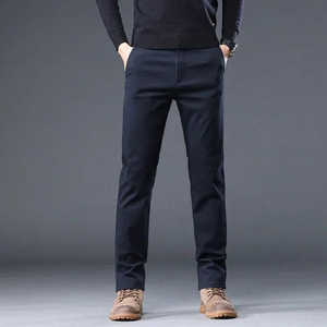 Pantalones de Algodón para Hombre Estilo Clásico y Cómodo - Product Image 1