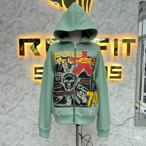 Préfet coupe Sport édition créer votre propre logo fermeture éclair à capuche imprimé fabriqué en usine pas cher prix sweats à capuche hommes hommes sweats à capuche - Product Image 6