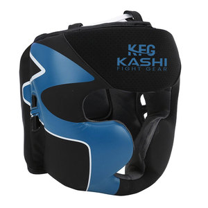 Protector de Cabeza de Cuero Fabricado en Pakistán, Portátil, Seguro, Ajustable, Absorbente de Impactos y Transpirable para Práctica de Boxeo y Artes Marciales - Product Image 1