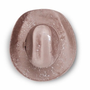 Chapeau en velours rose pour chihuahua |   Chapeau western fait main |   Tenue décontractée pour l'extérieur, ajustable |   Fabricant OEM et ODM - Product Image 4