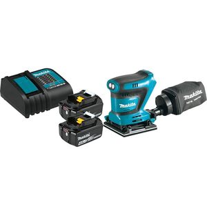 Pack de démarrage avec batterie lithium-ion 18V LXT, chargeur 4.0Ah et polisseuse sans fil 1/4 de pouce pour travaux de finition - Product Image 1