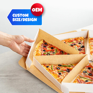 Cajas de Pizza de Cartón Impresas Personalizadas OEM ODM para Servicios de Alimentos, Cajas de Pizza Kraft al por Mayor con Impresión Personalizada - Product Image 4