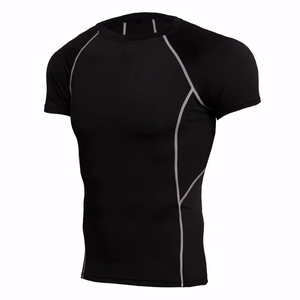 Wholesale Custom Logo Printed Anti-UV UPF50+ Quick Dry Full Sleeve Gym Compression Shirts Rash Guard Polyester/Nylon/Spandex - Product Image 4