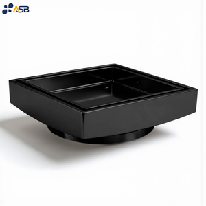 Chứng nhận Brass phòng tắm vòi hoa sen giặt khu vực thoát nước <span class=keywords><strong>S</strong></span>àn Chất thải với gạch chèn Brass PVD mạ điện - Product Image 3