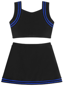 ผู้ผลิตชุดเชียร์ลีดเดอร์คุณภาพสูง ชุดเชียร์ลีดเดอร์สีแดงขาวแบบกำหนดเอง - Product Image 2