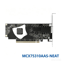 Carte réseau Ethernet Connect X-7 MCX75310AAS-NEAT 200GbE interne PCI Express 5.0 X16 QSFP112 Smart Adapter RDMA GPUDirect pour ordinateur de bureau