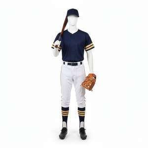 Ensemble d'uniformes de baseball personnalisés au design avancé pour les sports d'équipe, options d'impression complète, matière respirante 100% polyester, ajustement parfait - Product Image 6