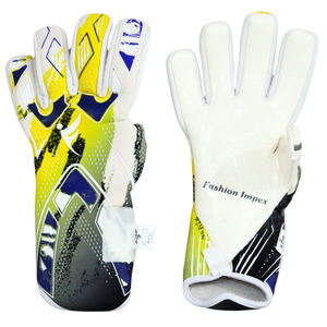 Gants de gardien de but en latex personnalisables de haute qualité, respirants, antidérapants, avec fermeture à boucle et crochet, protection des doigts - Product Image 1