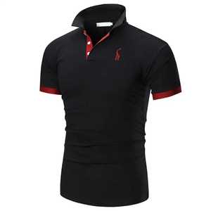 Camisas de polo de golf de alta calidad OEM, camisas de polo de golf de rendimiento sobresaliente ropa de secado rápido con logotipo bordado personalizado - Product Image 2