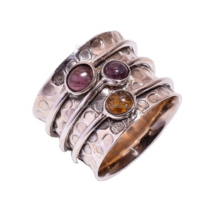 แหวนพลอยทัวร์มาลีน925สไตล์คลาสสิกสำหรับผู้หญิงแหวนแต่งงานแฟชั่นเครื่องประดับปาร์ตี้ออกแบบได้ตามต้องการ - Product Image 1