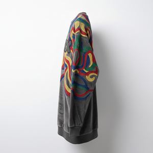 เสื้อยืดผู้หญิงผ้ากำมะหยี่หนา 240 แกรม แบบขายส่ง สั่งทำได้ หลายสี ปักลาย 3 มิติ ทรงหลวม สไตล์ Y2k ประดับเพชร - Product Image 3