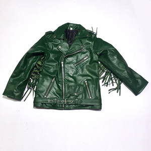 Veste de moto en cuir véritable pour enfants Qualité supérieure Nouvelle arrivée Produit portable Vestes pour enfants VIKY INDUSTRIES - Product Image 1