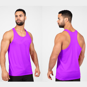 Été Hommes Respirant Débardeur Léger Bodybuilding workout gym Shirt Muscle Tee Training Sports running clothes trending - Product Image 1