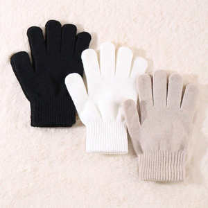 Gants d'hiver en tricot modernes avec chaleur thermique, poignets côtelés durables, doublure douce et confortable et design élégant pour les vêtements de mode - Product Image 3
