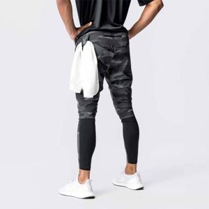 Eco-friendly Custom Activewear Sustainable Fabric Baggy Soft Cotton Men Straight Leg Running Sports Gym men's <b>trousers</b> - Product Image 1