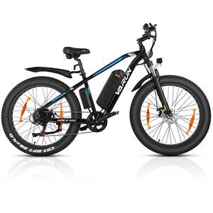 Vélo de route électrique Varun M26-2 PRO avec cadre en alliage d'aluminium, transmission Shimano 7 vitesses, étanche IP54, capacité de charge de 150 kg, double frein à disque - Product Image 3