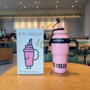 Vaso Térmico SD13 <span class=keywords><strong>de</strong></span> 40oz con Asa y Pajita para Retención <span class=keywords><strong>de</strong></span> Hielo por 24 Horas y Compatible con Portavasos <span class=keywords><strong>de</strong></span> Coche - Product Image 5