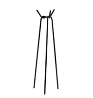 Porte-manteau sur pied en métal moderne de haute qualité, écologique, avec revêtement en poudre rouge, crochets robustes pour chambre à coucher - Cintre pour