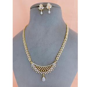 ชุดจี้หินสีทองพร้อมต่างหูสำหรับผู้หญิงและเด็กผู้หญิงชุดสำหรับงานแต่งงาน - Product Image 1