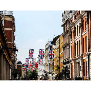 Pack of 2 United Kingdom UK <b>Flag</b> 3x5 Ft, Union Jack British <b>Flags</b> with 2 Brass Grommets and Canvas Header, Vivid Color England - Product Image 2