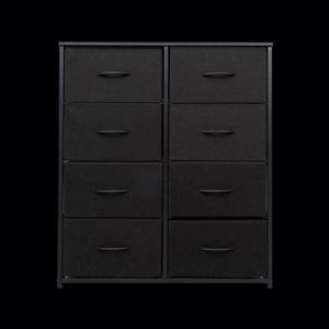 Commode moderne à 8 tiroirs en MDF, armoire de rangement autoportante en bois de pin, fournisseur de meubles de chambre à coucher - Product Image 1