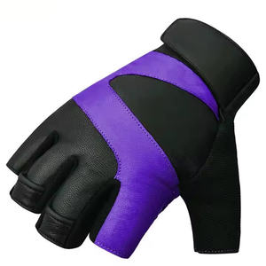 Unisex High Quality Anti-Slip Gym Fitness <b>Gloves</b> Custom Logo Workout-Use Leather Weight Lifting <b>Gloves</b> - Product Image 2
