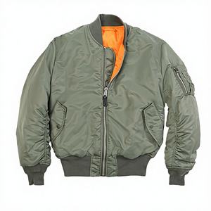 Chaqueta Bomber de Invierno para Hombre, Diseño Más Reciente 2026, Verde Oliva, Personalizada, Reversible, Impermeable, con Estampado a Cuadros, Estilo Urbano - Product Image 5