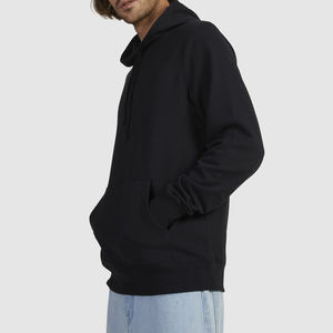 Sudadera con Capucha Técnica Negra para Hombre, Sudadera con Capucha de Cuello Alto, Bolsillo con Cremallera, Estampado Gráfico, Informal, para Surf, Nieve, Ropa de Calle - Product Image 1