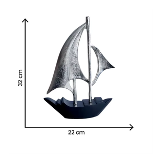 Hermosa pieza de exhibición de mesa hecha a mano con acabado de níquel para decoraciones, adornos/artículos de regalo - Product Image 3