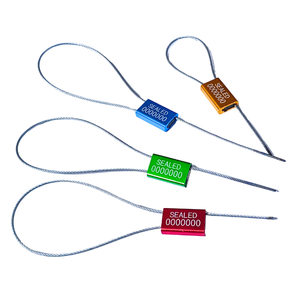 Práctico producto de sellos de cable Cerraduras de alambre de aluminio de 1,5mm de diámetro Sello de seguridad de acero y plástico para embalaje de remolques y camiones - Product Image 2