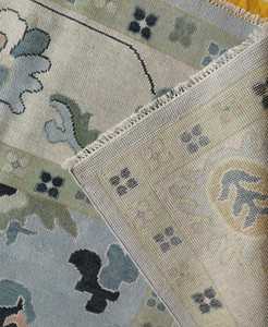 Oushak พรมที่ทันสมัยทำด้วยมือหรูหรานอตที่สวยงามปรับแต่งได้นามธรรมตุรกี/เปอร์เซียที่มีขนาดพรมพื้นที่ชุด - Product Image 3