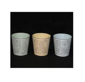 กระถางโลหะสำหรับตกแต่งสวนดีไซน์ถังแบบโบราณผู้ผลิตในอินเดียขนาดปกติทำด้วยมือ - Product Image 4