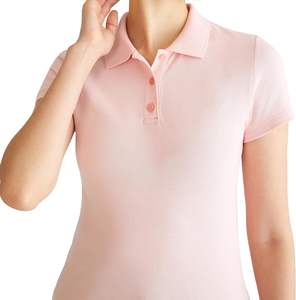 Camiseta de Punto para Mujer, Moderna, Casual, de Manga Corta, Algodón Suave y Elástico, Impresión Digital Premium, Lavada, Marca Privada OEM/ODM - Product Image 1