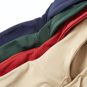 OEM logotipo personalizado impreso Streetwear sólido Unisex de alta calidad con capucha pantalones con capucha logotipo frontal 100% algodón antibacteriano - Product Image 3