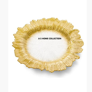 Metal de alta calidad para placa, forma geométrica para mesa de Hotel, vajilla decorativa, fiestas de boda, Grado Alimenticio - Product Image 1