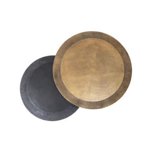 โต๊ะข้างมีสไตล์สำหรับบ้านโรงแรมร้านอาหารเฟอร์นิเจอร์สีดำดีไซน์ทันสมัยโต๊ะข้างชากาแฟทรงกลมห้องนั่งเล่น - Product Image 2