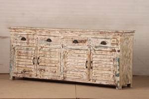 Modern Home Furniture Wooden Cabinet <b>Sideboard</b> Buffet with Large <b>Storage</b> Capacity Display Shelves and Multi Functional Organizer - Product Image 2