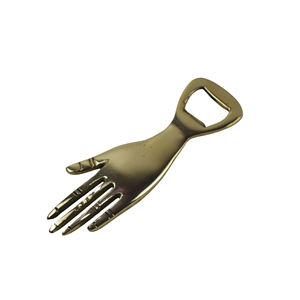 Ouvre-bouteille en laiton antique pour bar et hôtel, avec poignée confortable et logo personnalisé à bas prix - Product Image 2