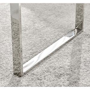 Mesa de Centro Moderna y Ecológica con Marco de Metal y Tapa de Vidrio Perspex para Sala de Estar, Oficina en Casa o Comedor - Product Image 6