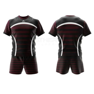 Uniforme de rugby de secado rápido superventas uniforme de rugby de tamaño personalizado servicio OEM uniforme de rugby para hombre - Product Image 1