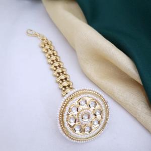 คอลเลกชันเครื่องประดับผมสีทองโบราณสำหรับผู้หญิงเครื่องประดับผมสไตล์ดั้งเดิมสำหรับงานแต่งงาน - Product Image 1