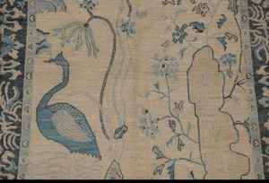 Alfombra bordada con diseño de pájaro turco moderno hecho a mano de lana 5x7 de alta calidad para rezar en las salas de estar, hoteles, restaurantes, coches - Product Image 2