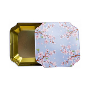 Octagonal Biscuit Tin <b>Box</b> Packaging Premium <b>Empty</b> Tinplate Matte Finish Food-Grade <b>Gift</b> <b>Box</b> <b>for</b> Cookies - Product Image 3