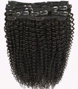 Meilleure qualité d'usine extensions de cheveux humains crus vietnamiens de nombreuses couleurs disponibles-Clip dans les extensions de cheveux en gros - Product Image 6