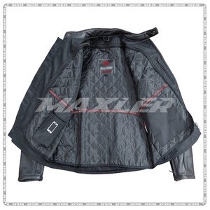 Chaquetas de Motocicleta de Cuero para Hombre, Diseño 2023, a la Moda, de Alta Calidad, Transpirables, de Secado Rápido, Resistentes al Viento, Venta Directa de Fábrica - Product Image 6